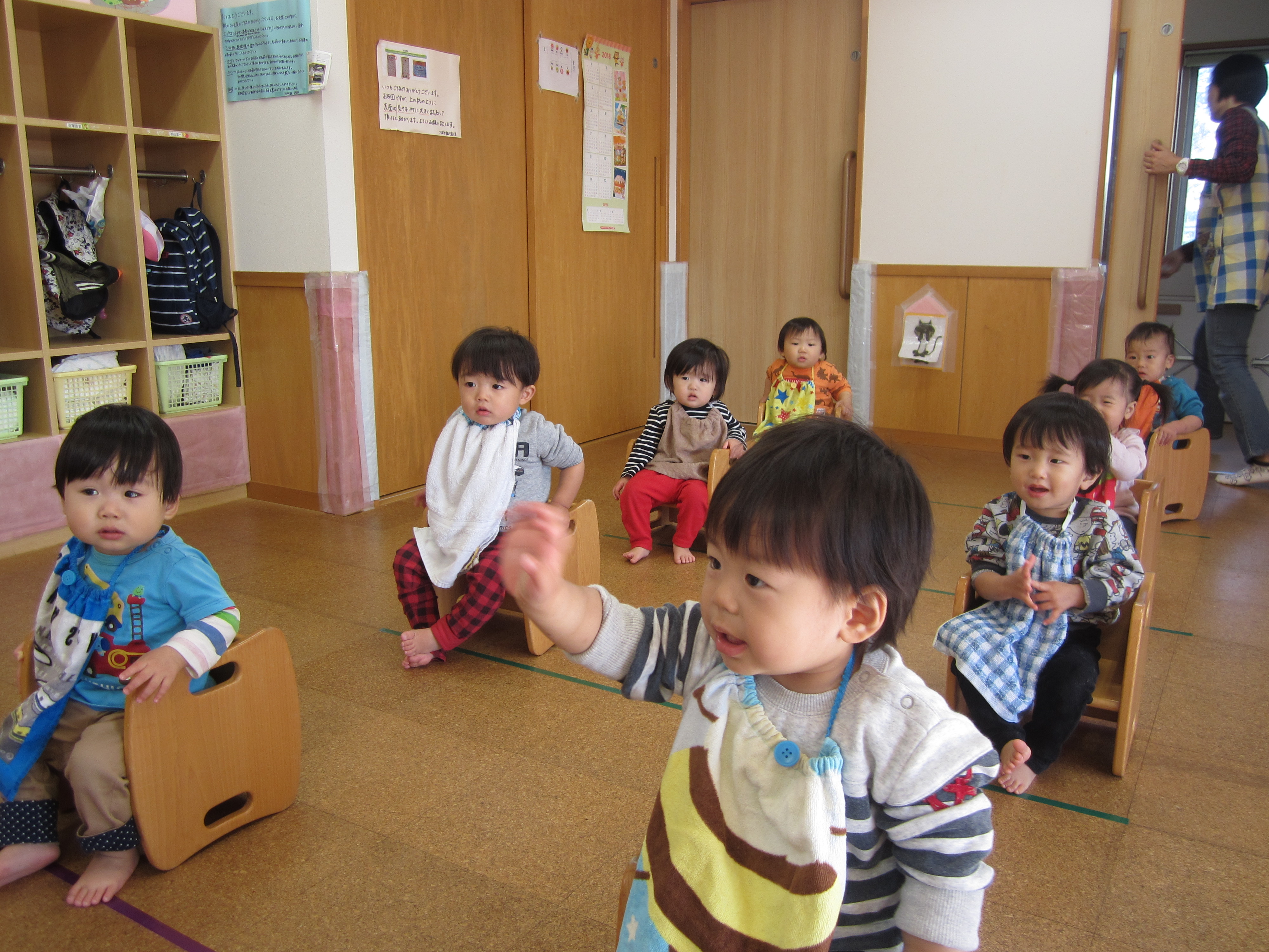 つぼみ組朝の会