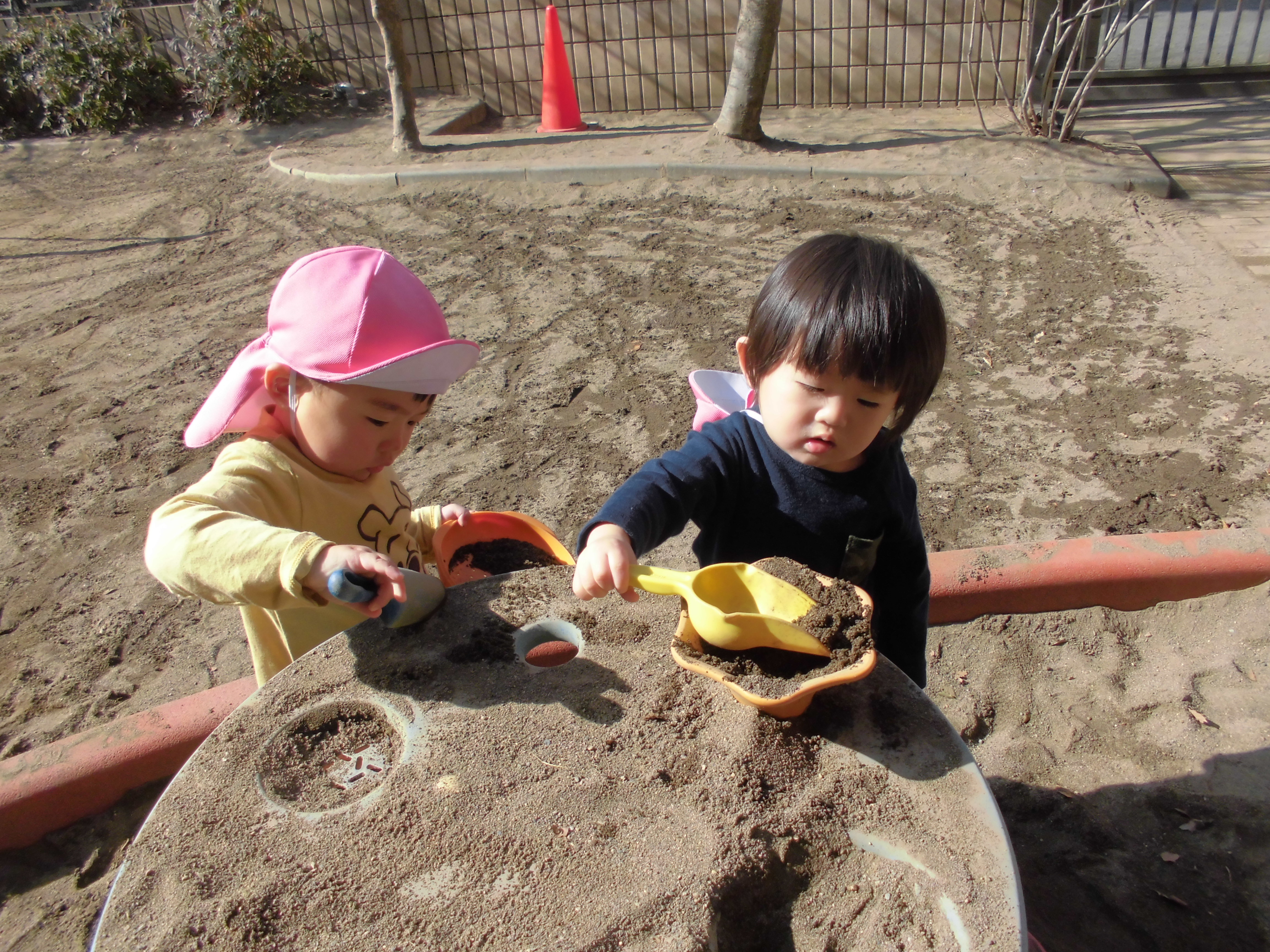 園庭遊び＊つぼみ