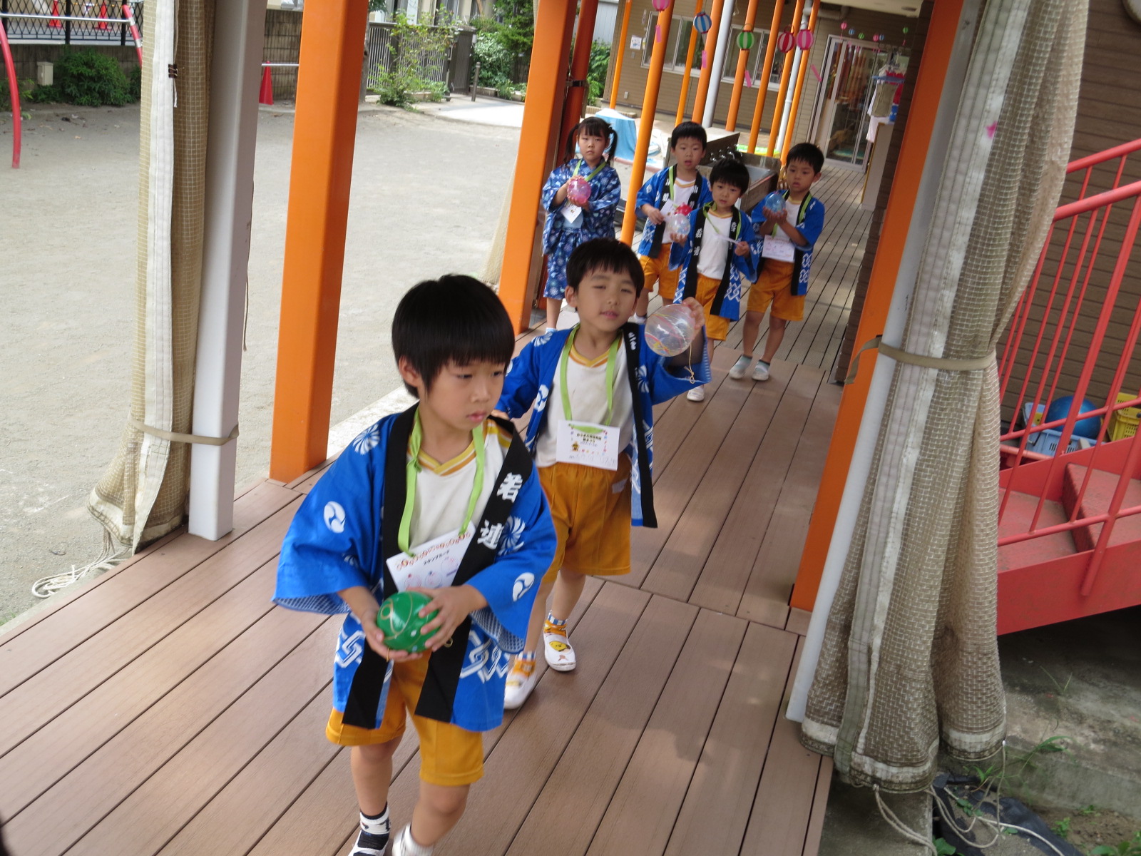 おうぎ組(5歳児)✩夏祭り