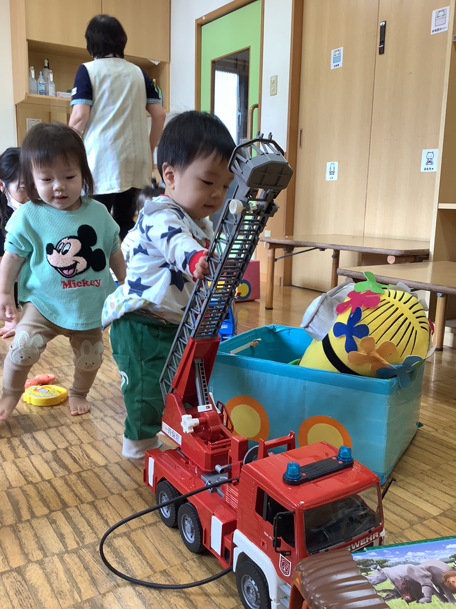 つぼみ組☆一時保育室で室内遊び