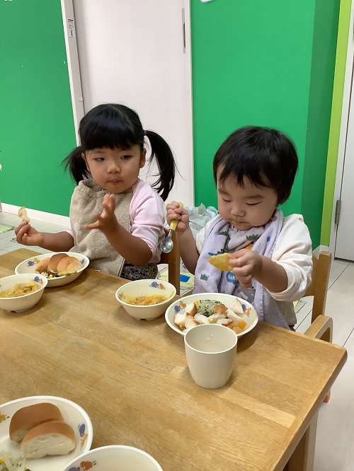 第二保育園☆給食の様子☆