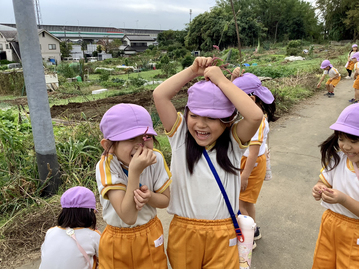 けやき組☆畑回りへ