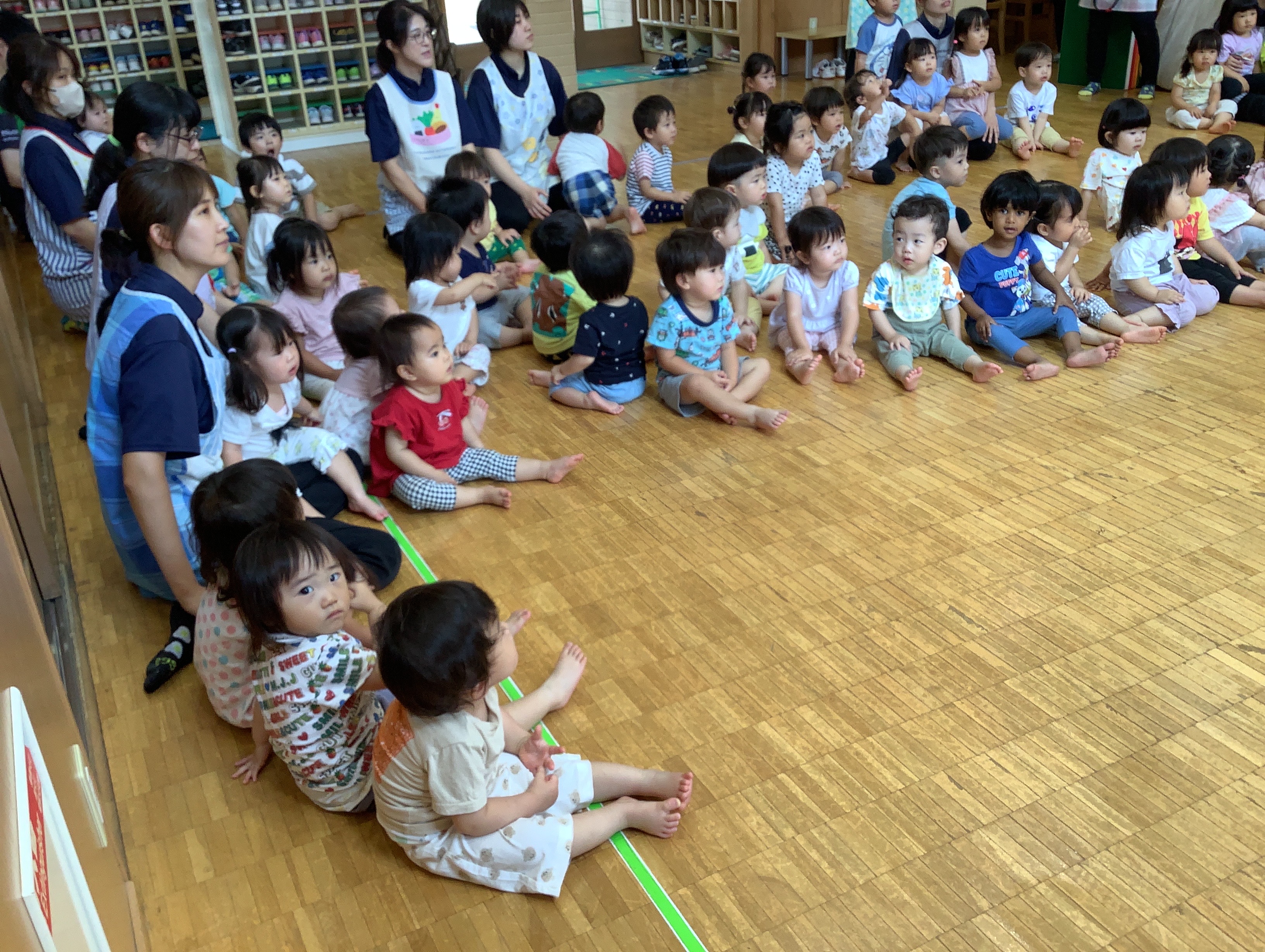 はな組☆七夕集会・ボール遊び　