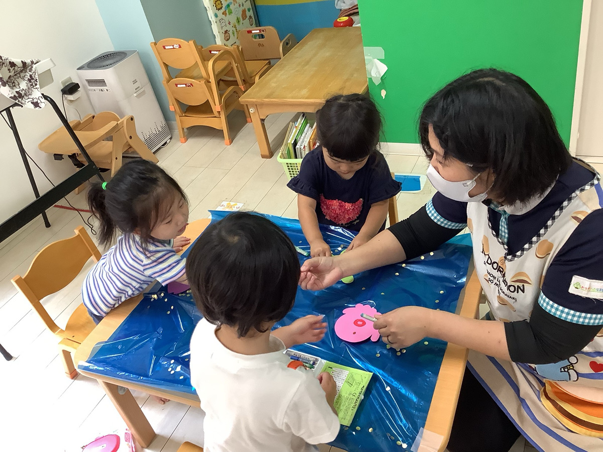 第二保育園☆制作の様子