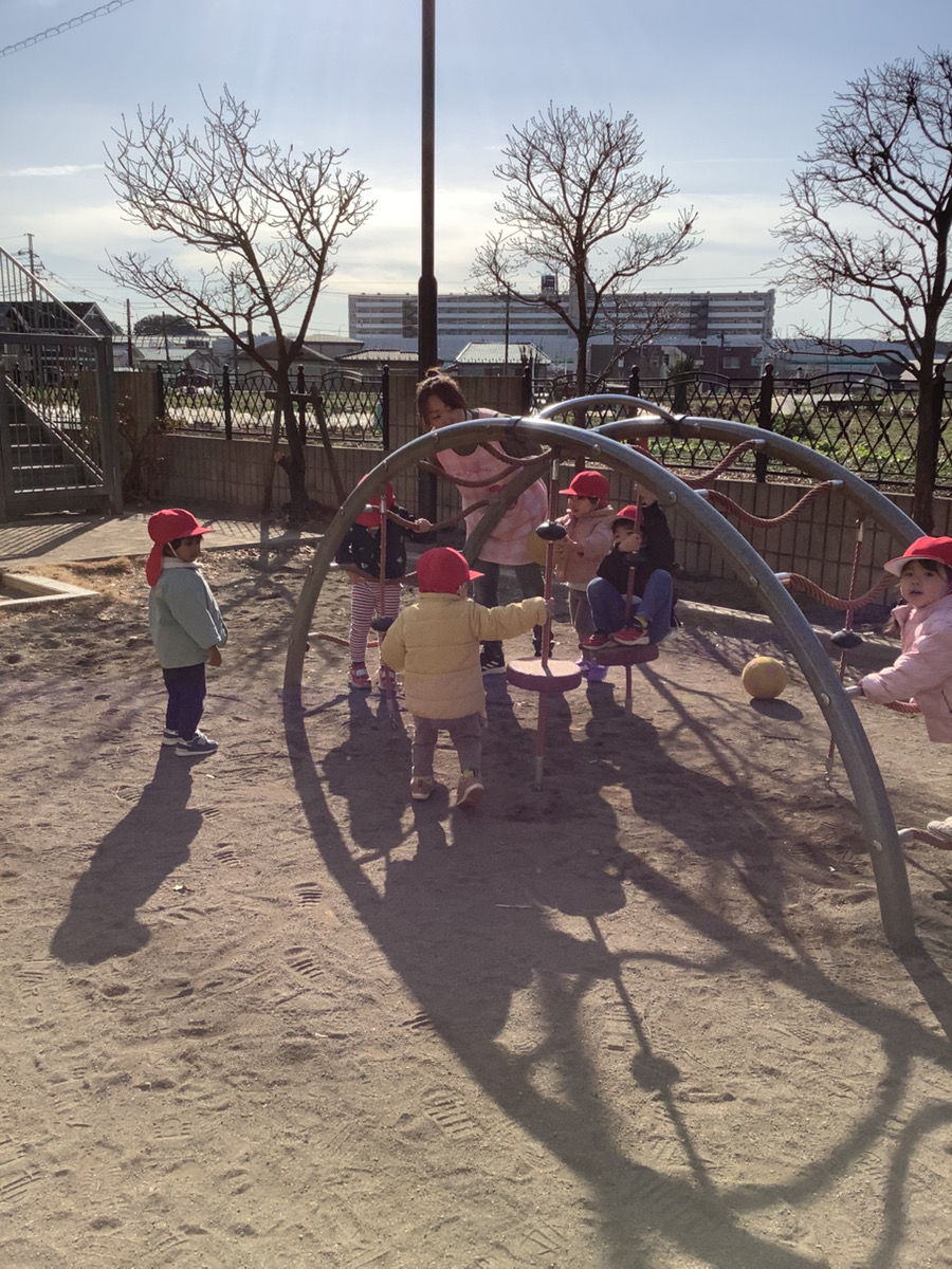 第二保育園☆園庭遊びの様子