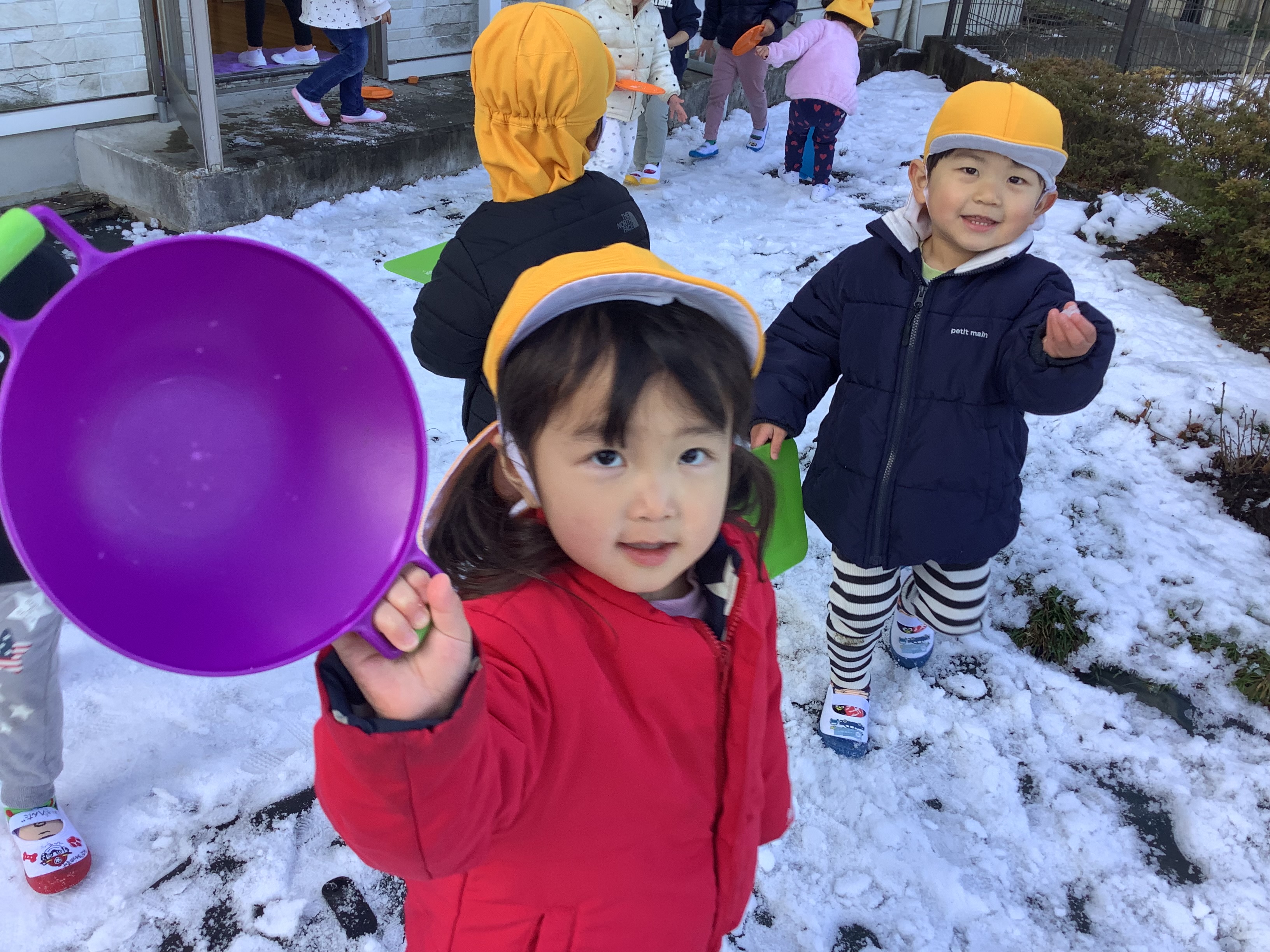 ちょうちょ組☆　雪遊び