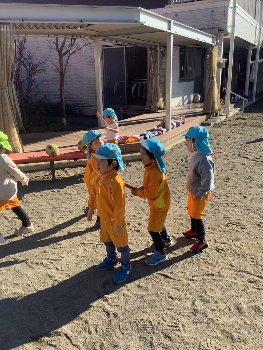 わかば組☆朝マラソンの様子